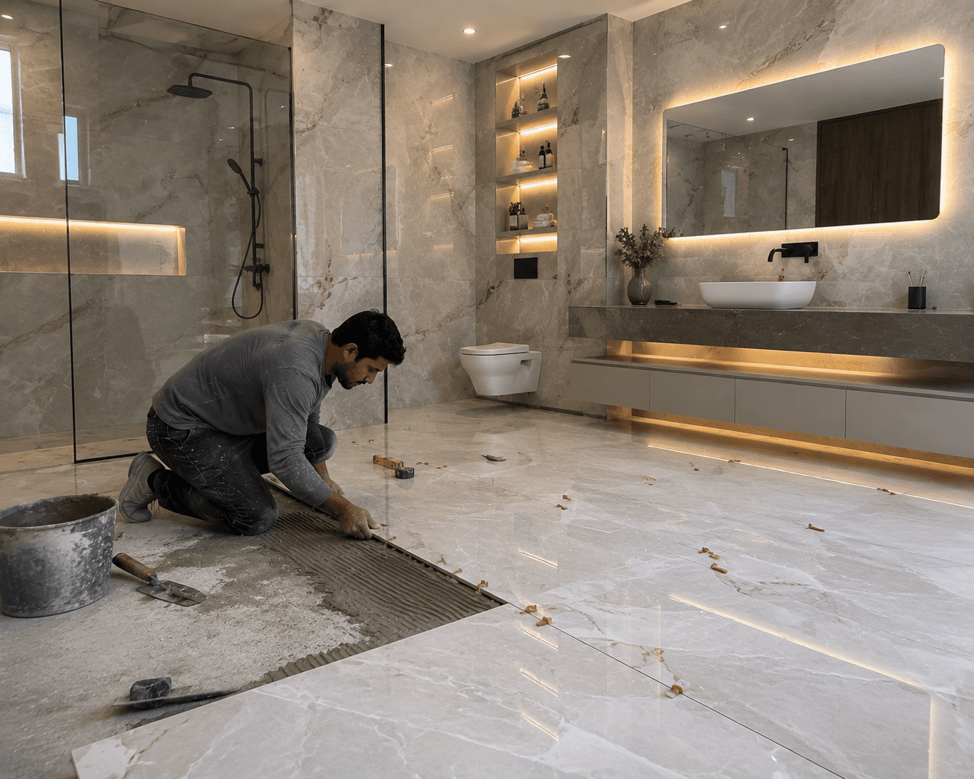 معلم تركيب سيراميك رخيص